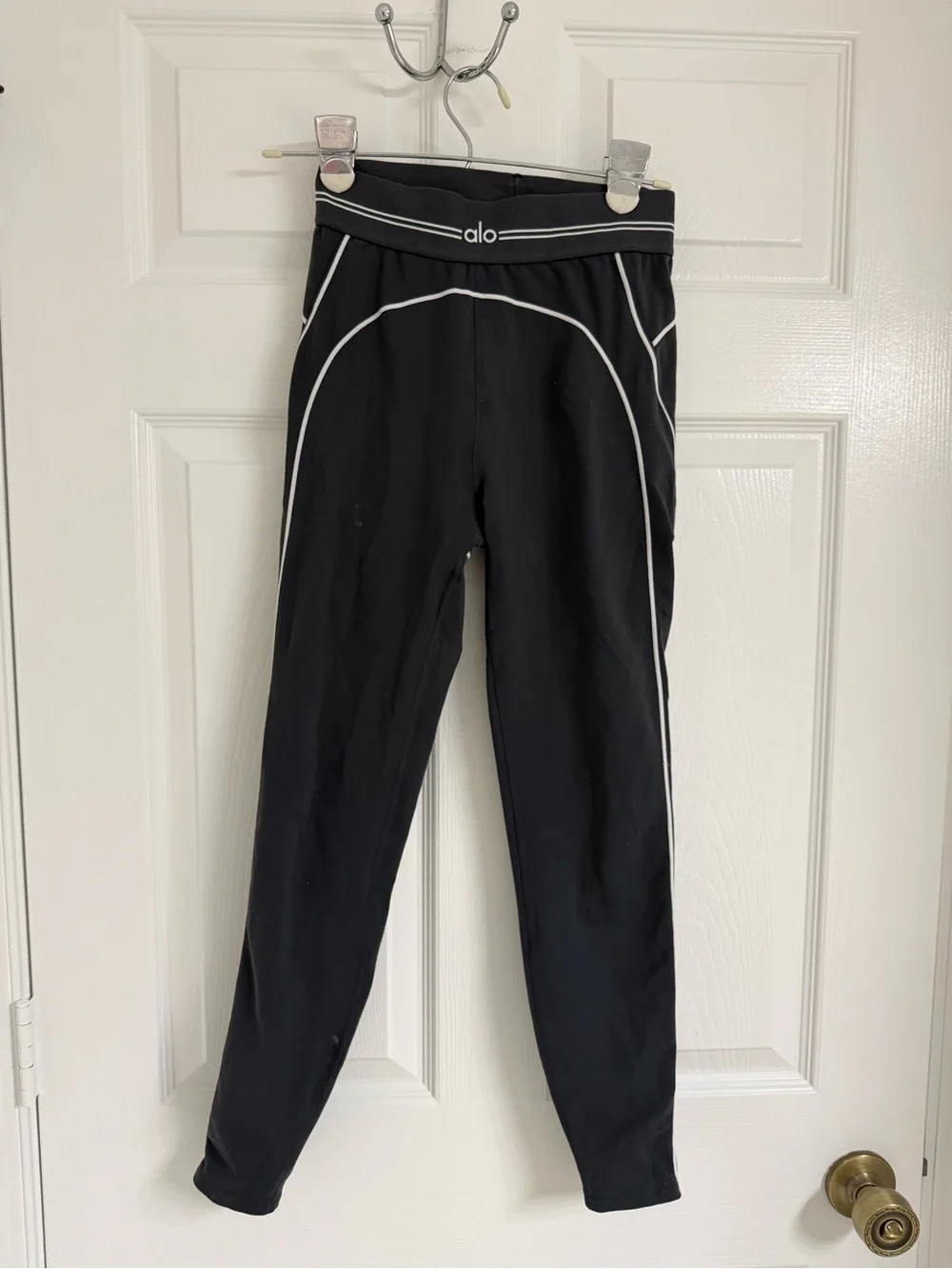 Airbrush High-Waist 7/8 Heart Throb Legging Charcoal Grey
